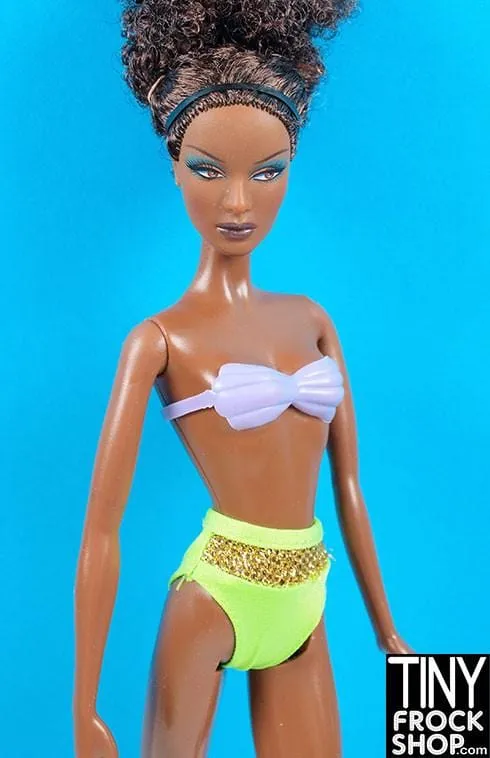 12" Fashion Doll Hula Fun Swim Set