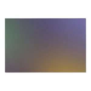 Abstract Area Rug | Purple Yellow Gradient Teal