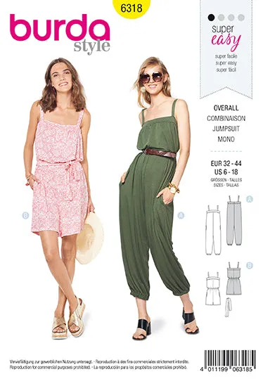 Burda Jumpsuit or Playsuit 6318