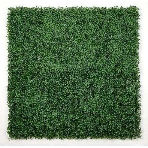 English Boxwood Artificial Hedge Panel Green Wall 1m x 1m UV Resistant