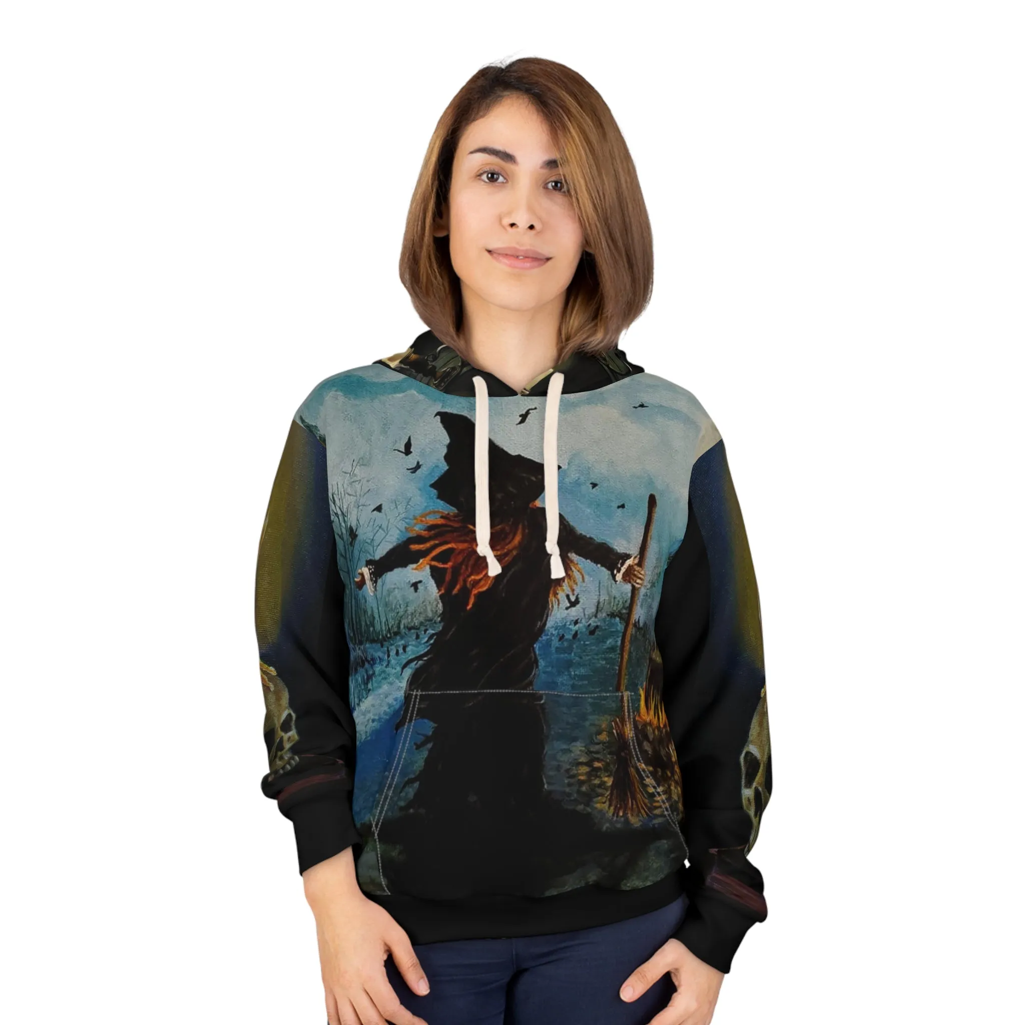 Halloween Unisex Pullover Hoodie (AOP)