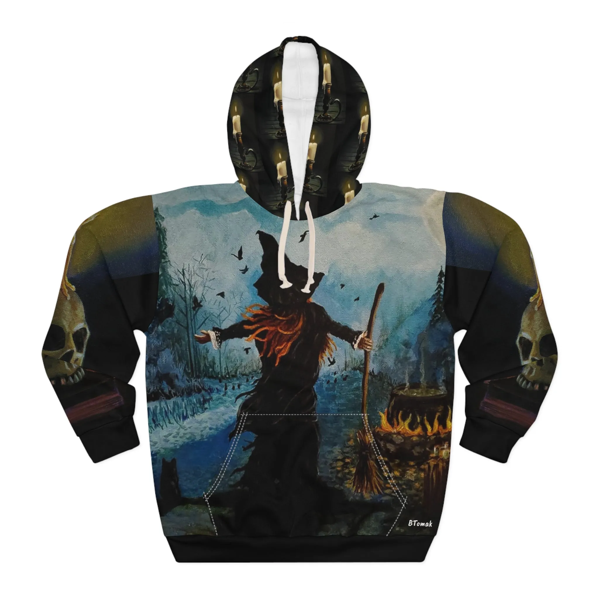 Halloween Unisex Pullover Hoodie (AOP)