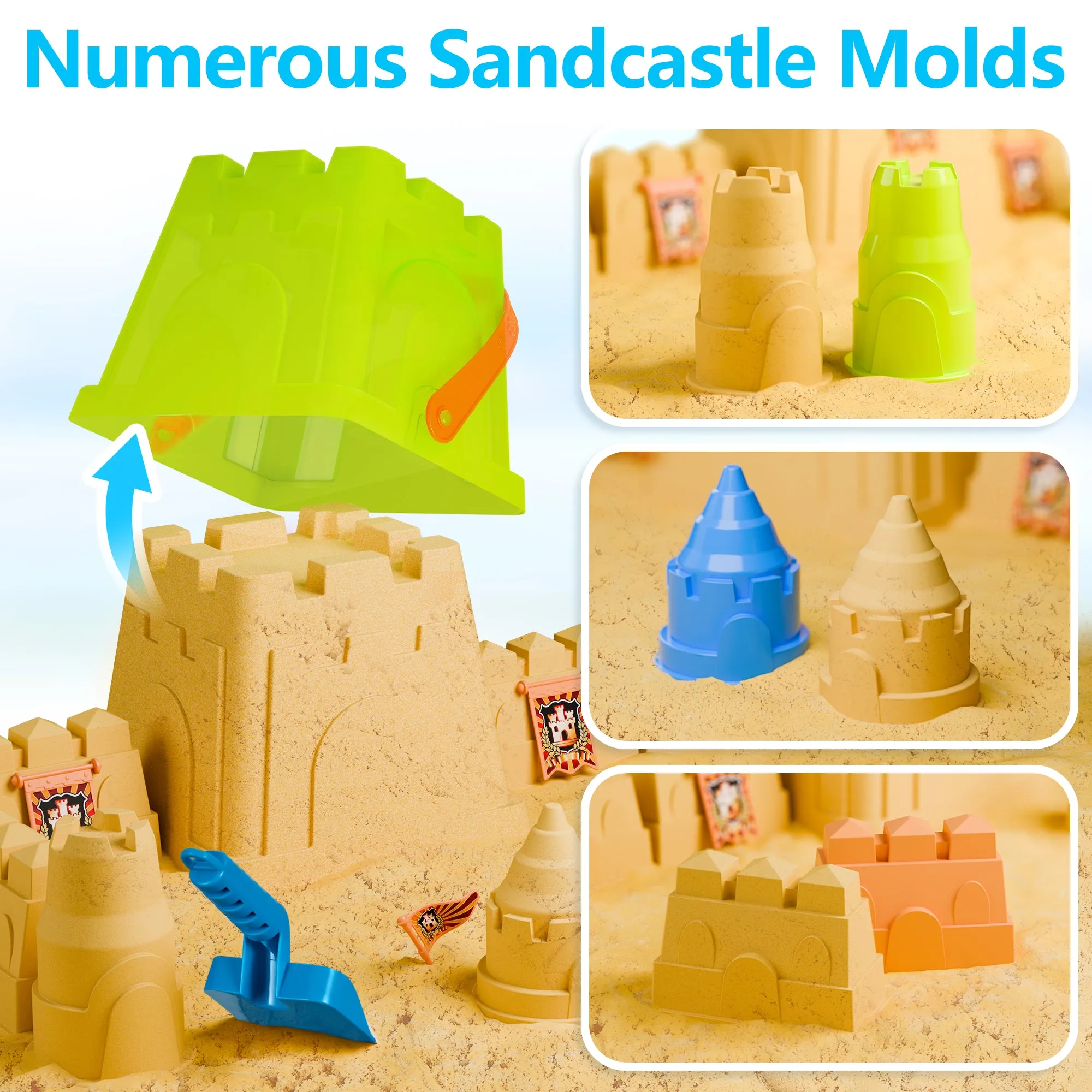 Kids Beach Toys, Toddler Outdoor Sand Toy, Outside Summer Sandbox Playset