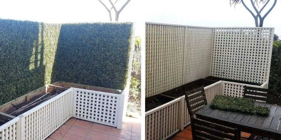 Premium Natural Buxus Artificial Hedge Panel 1m x 1m UV Resistant