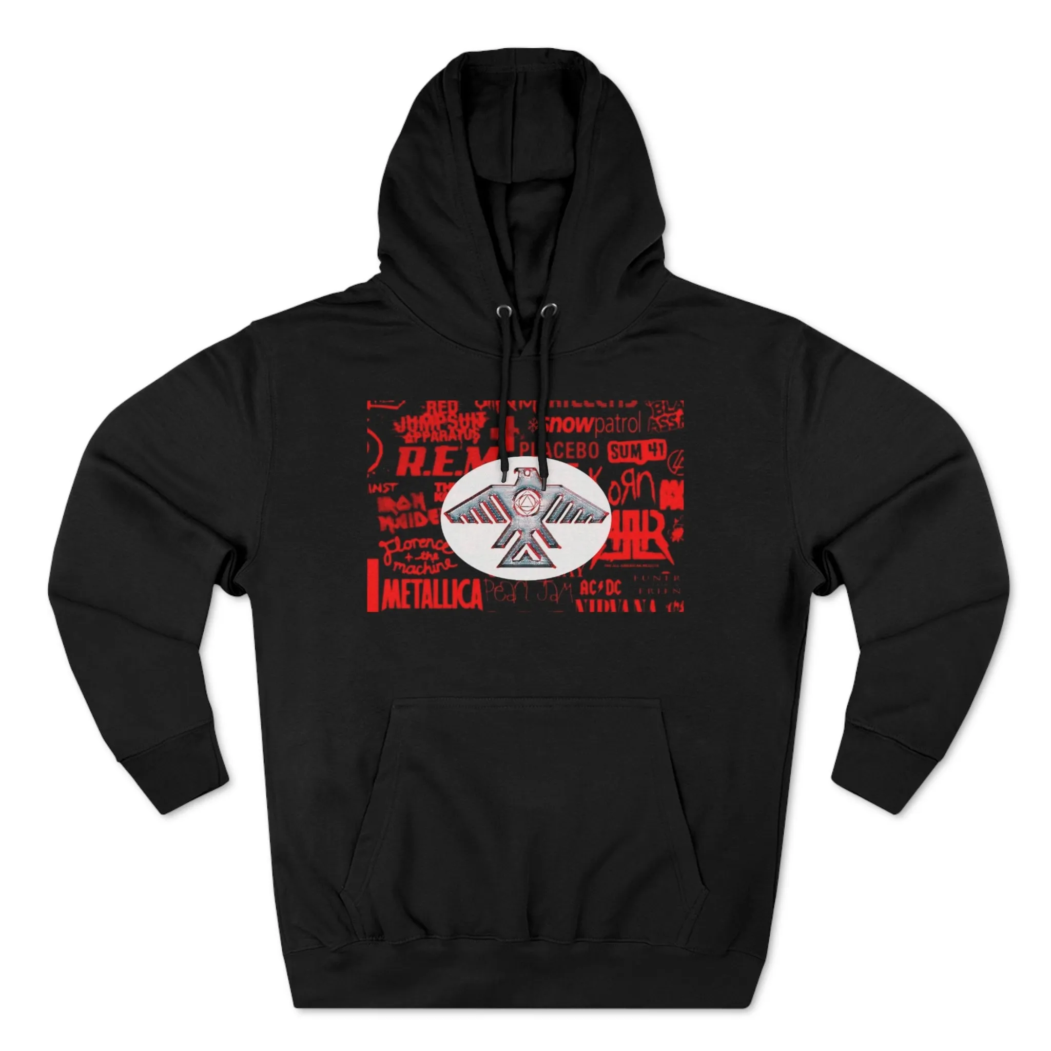 (Rock-N-Roll Recovery Thunderbird) Unisex Premium Pullover Hoodie