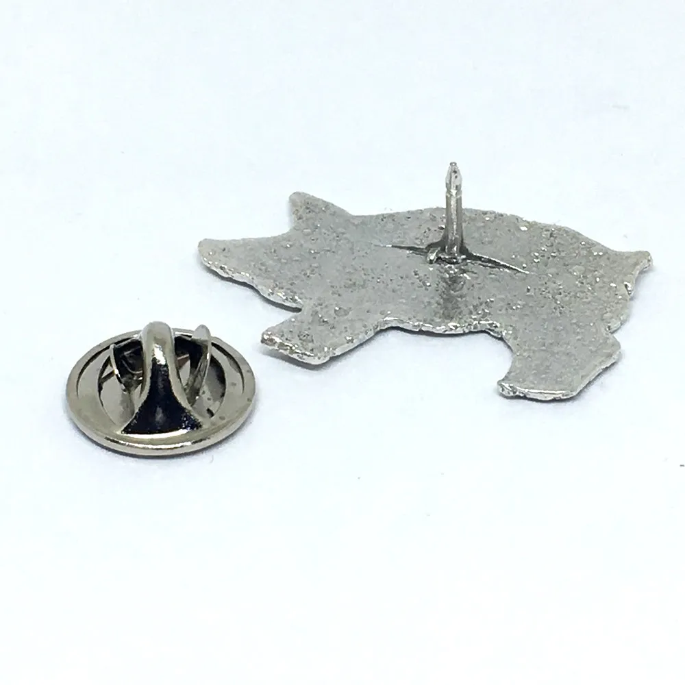 Sterling Silver Pig Pin