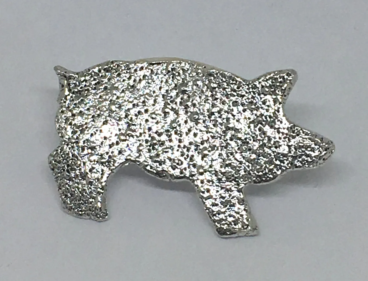 Sterling Silver Pig Pin